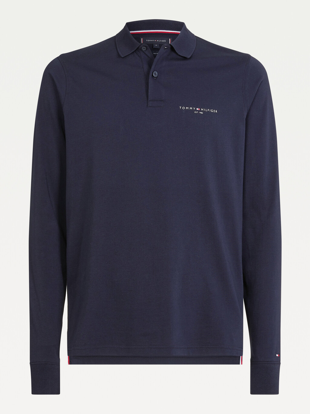 Slim Fit Long Sleeve Polo