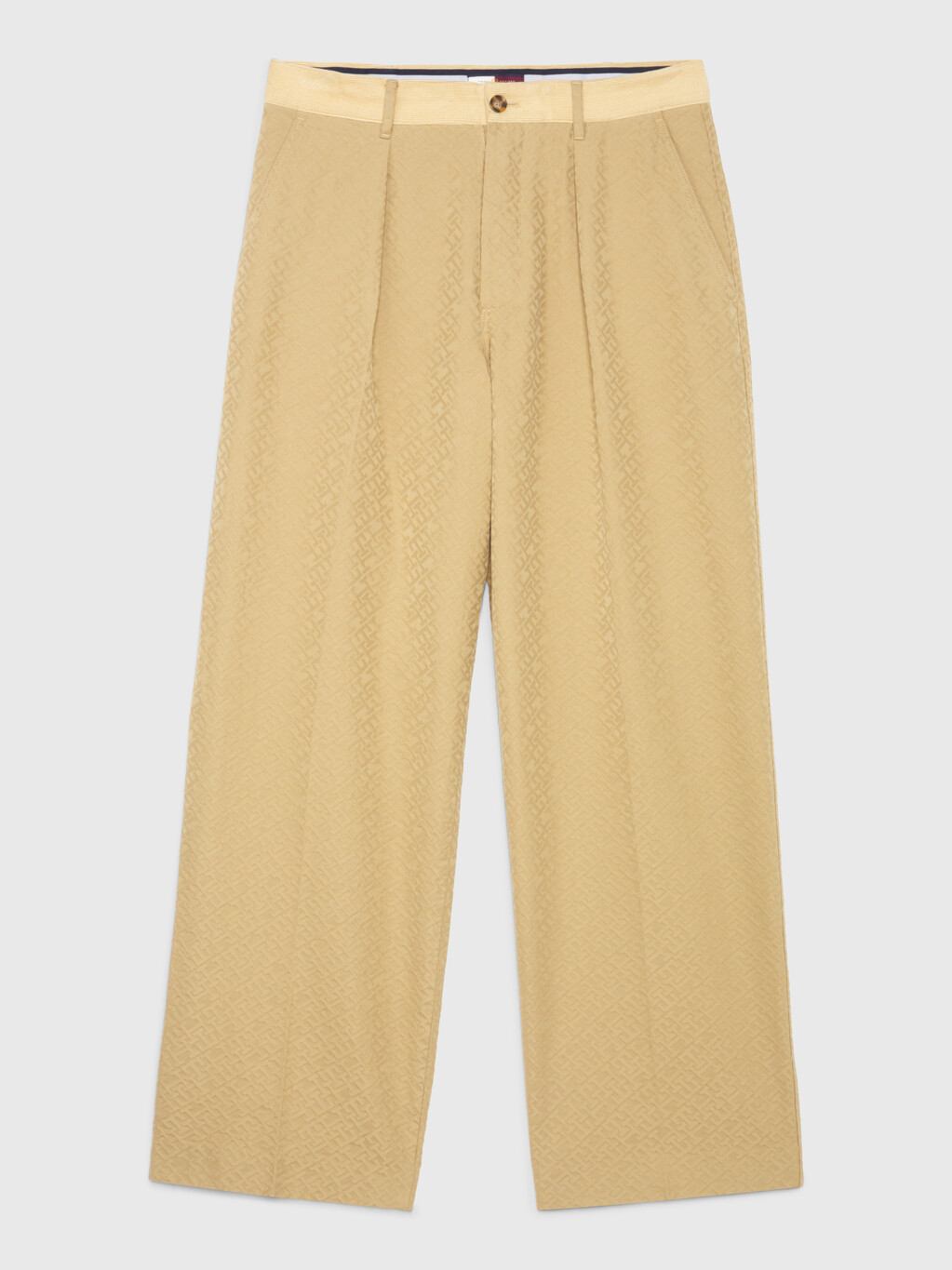 Crest Th Monogram Relaxed Fit Chinos, Sandy Beige, hi-res