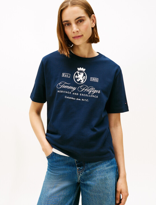 TH Crest Embroidery Relaxed T-Shirt