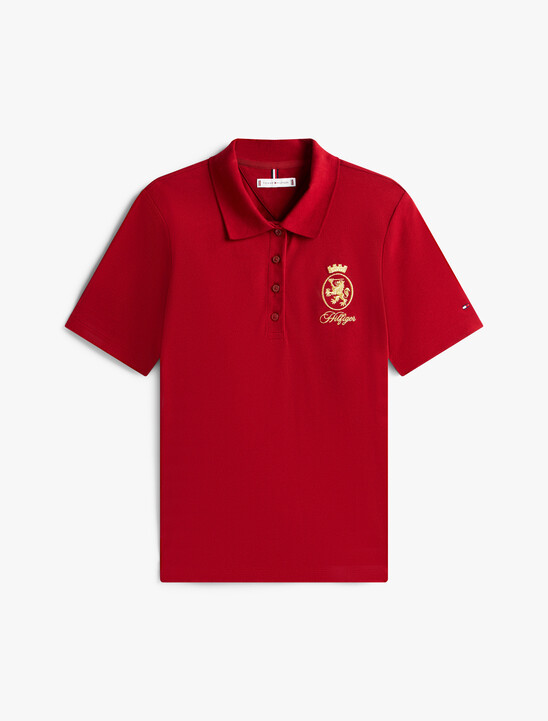 Crest Embroidery Regular Fit Polo Shirt