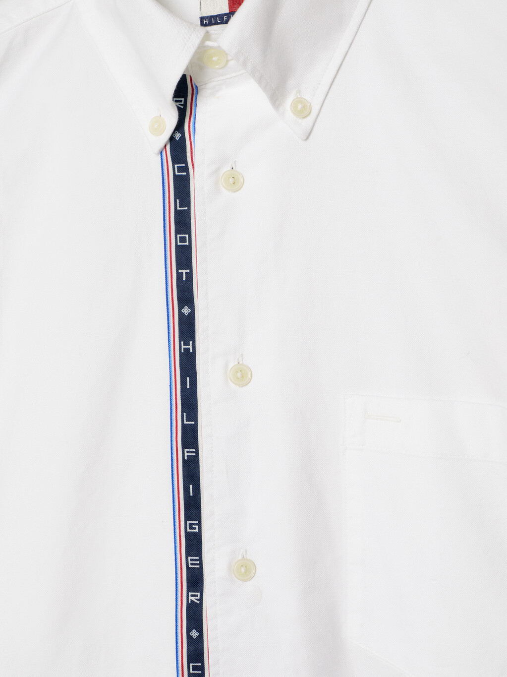 Tommy x CLOT Stripe Regular Oxford Shirt, Ecru, hi-res