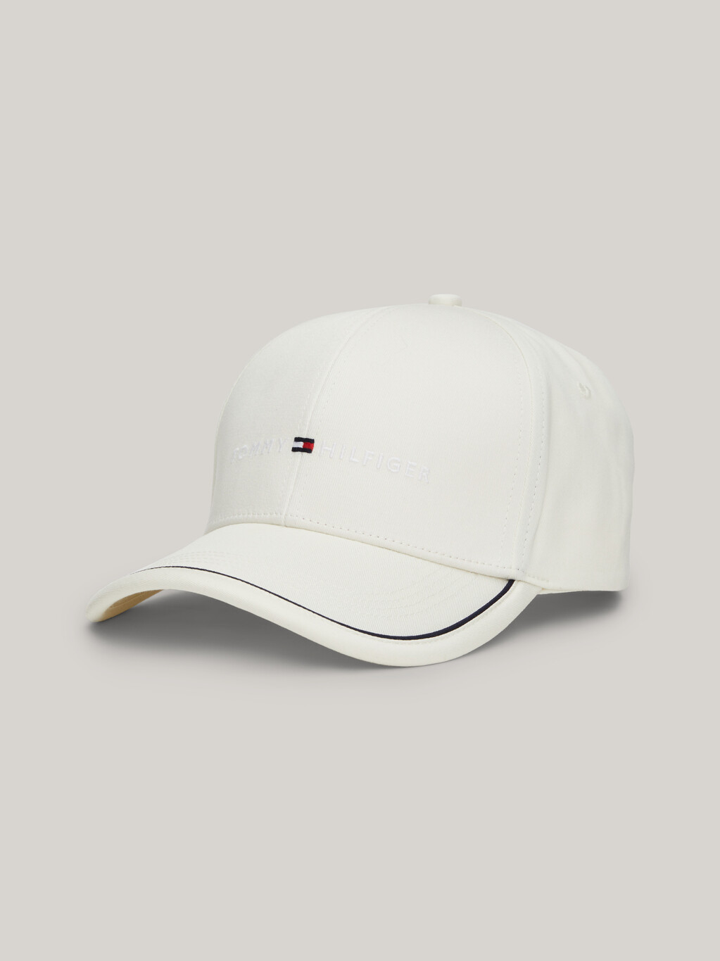 對比色飾邊六片棒球帽, Calico, hi-res
