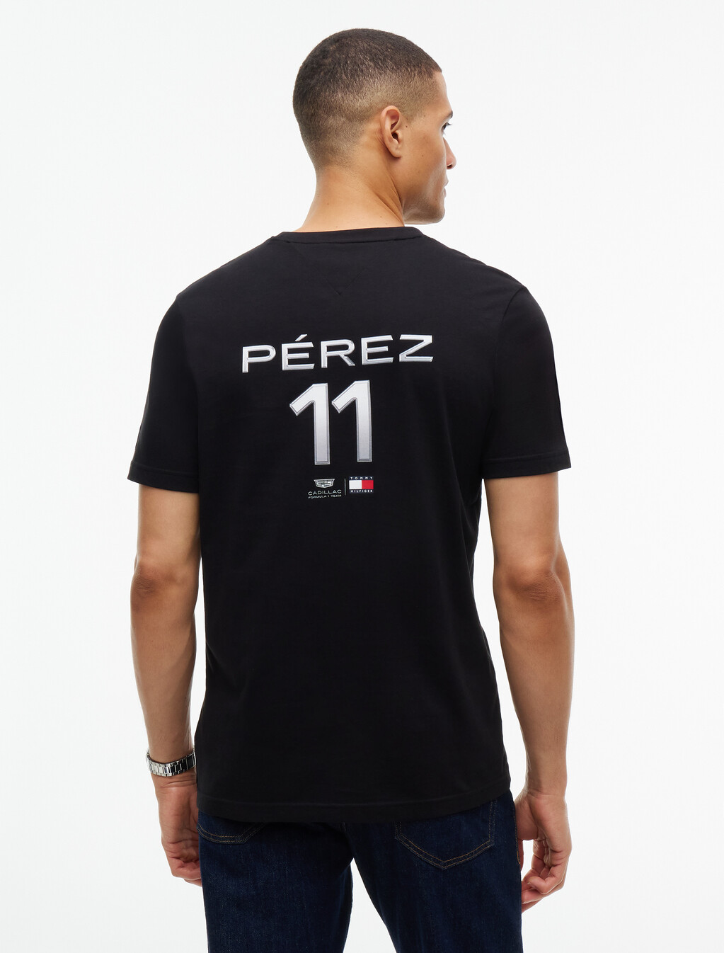 TH x Cadillac Formula 1&reg; Team T-Shirt, Black, hi-res