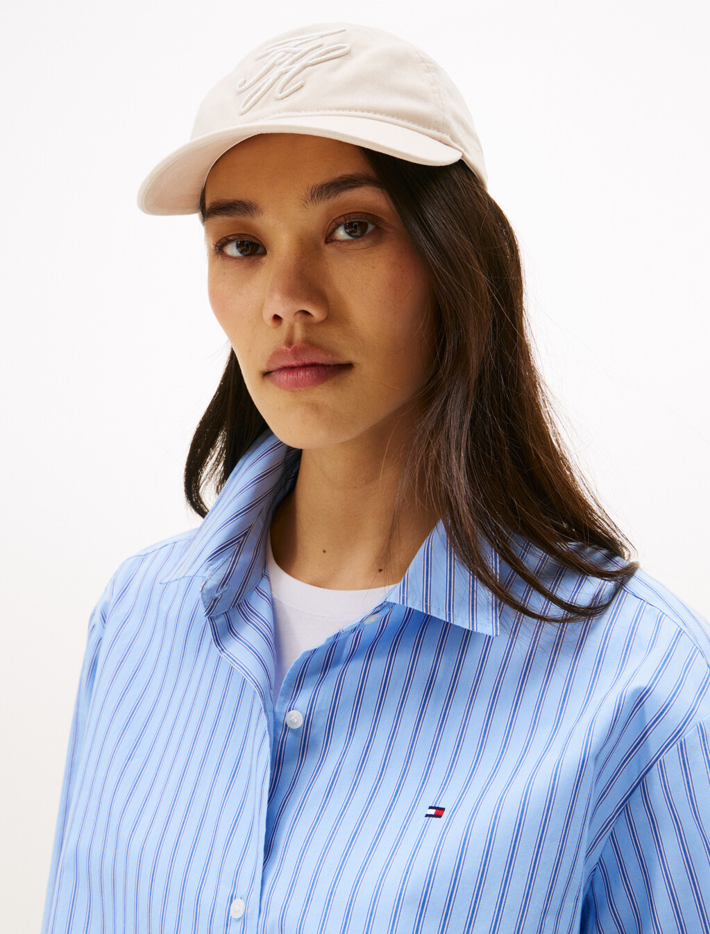 Logo Embroidery Baseball Cap, Oat Milk, hi-res