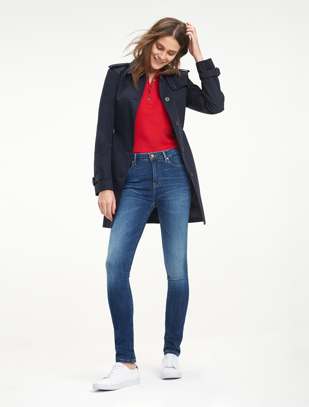 Heritage Single Breasted Trench, MIDNIGHT, hi-res