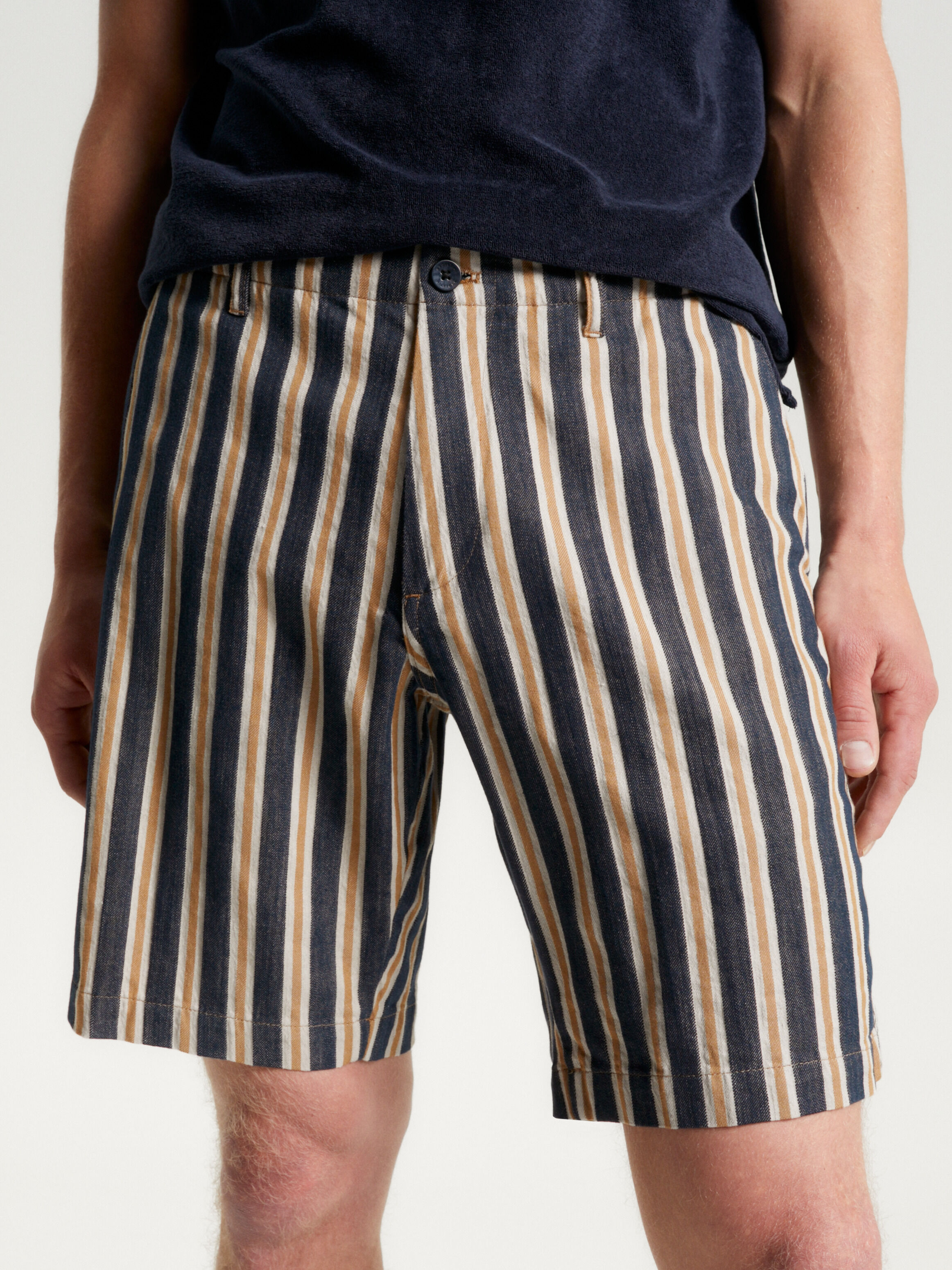 Harlem Stripe Relaxed Fit Shorts