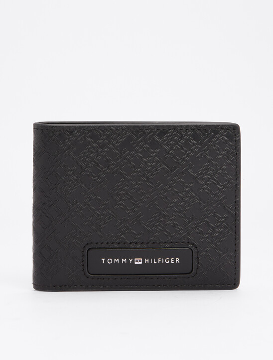 TH Monogram Bifold Leather Wallet