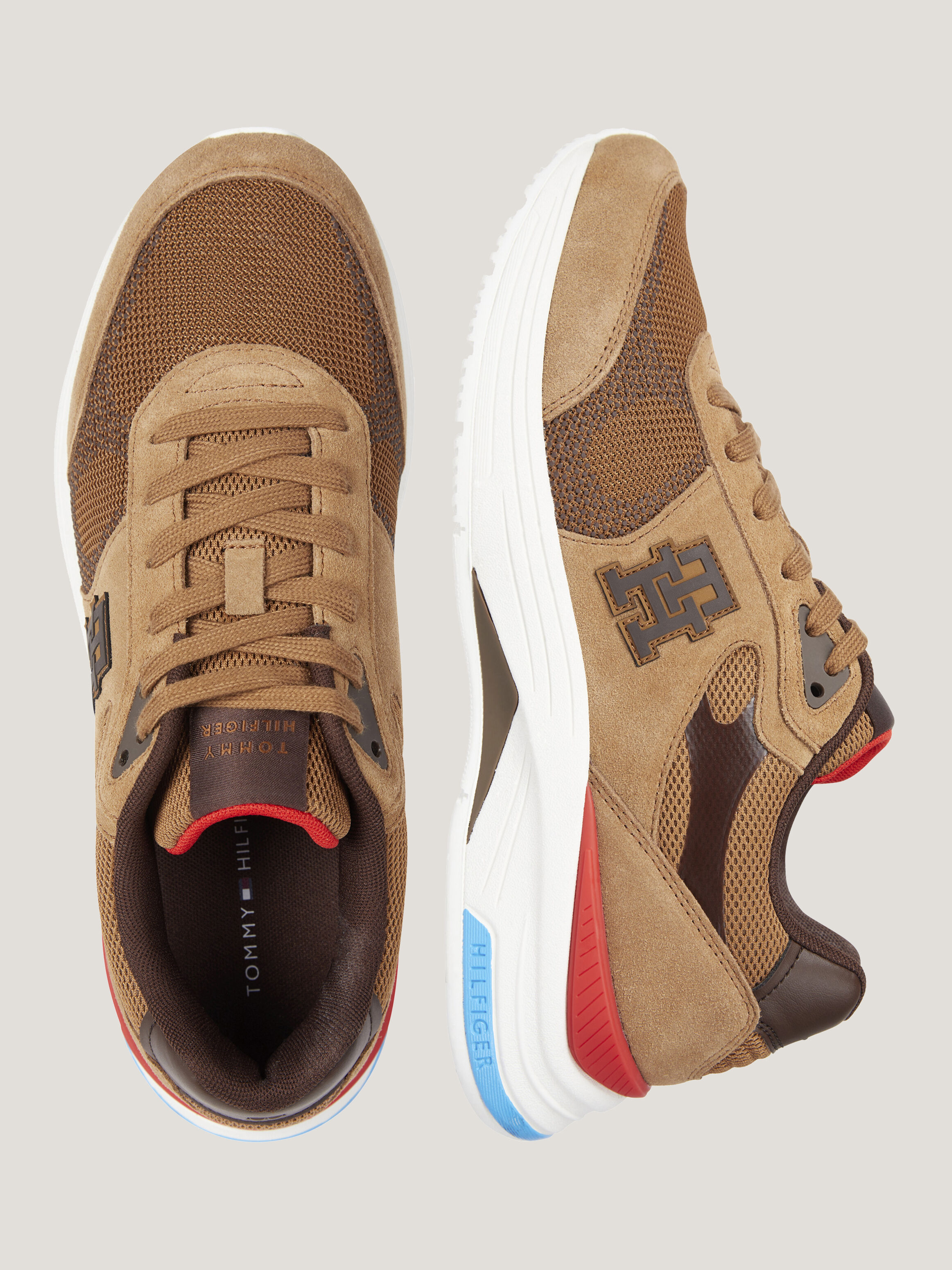 Tommy hilfiger clearance khaki trainers