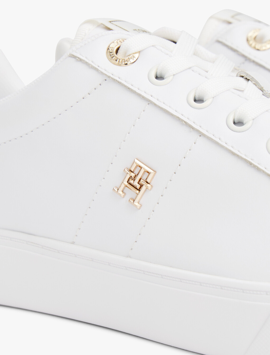 Essential Elevated Court Sneaker, White, hi-res