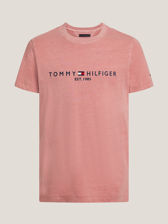 成衣染色 Tommy 標誌 T 恤