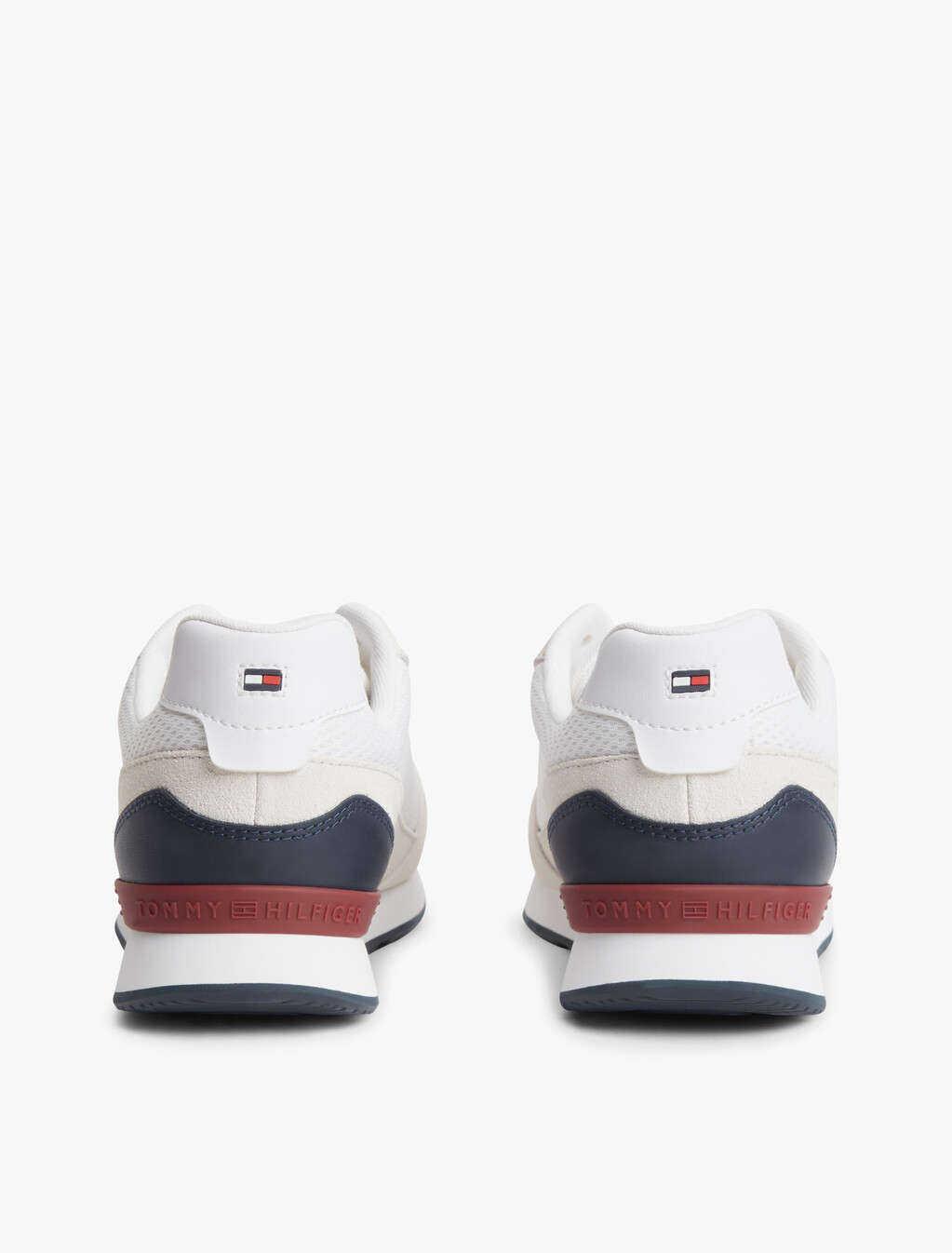 Suede Lightweight Mesh Trainers, Rwb, hi-res