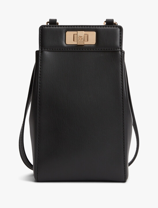 Modern Turn Lock Phone Pouch
