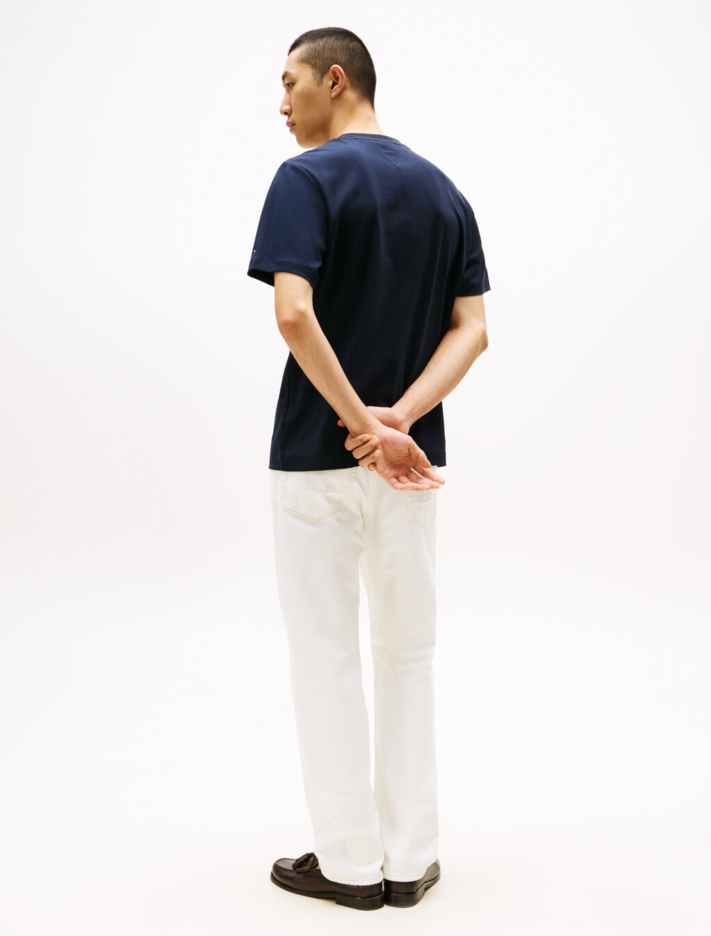 Hilfiger Embossed Logo T-Shirt, Desert Sky, hi-res