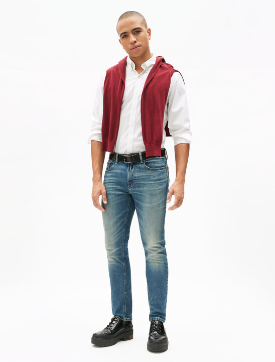Lightweight Oxford Solid Shirt, Th Optic White Lightweight Oxford Solid Shirt