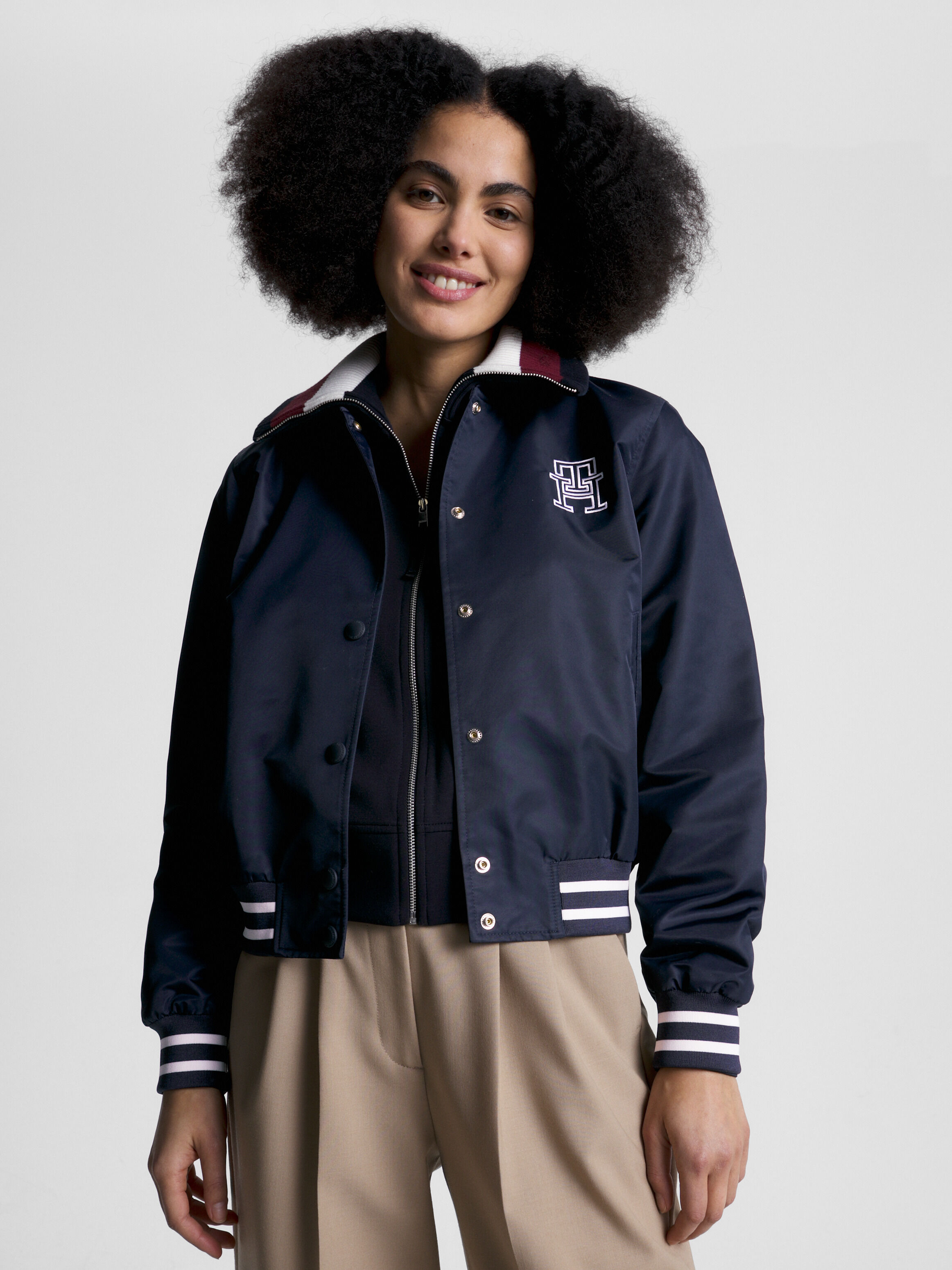 Varsity bomber shop jacket tommy hilfiger