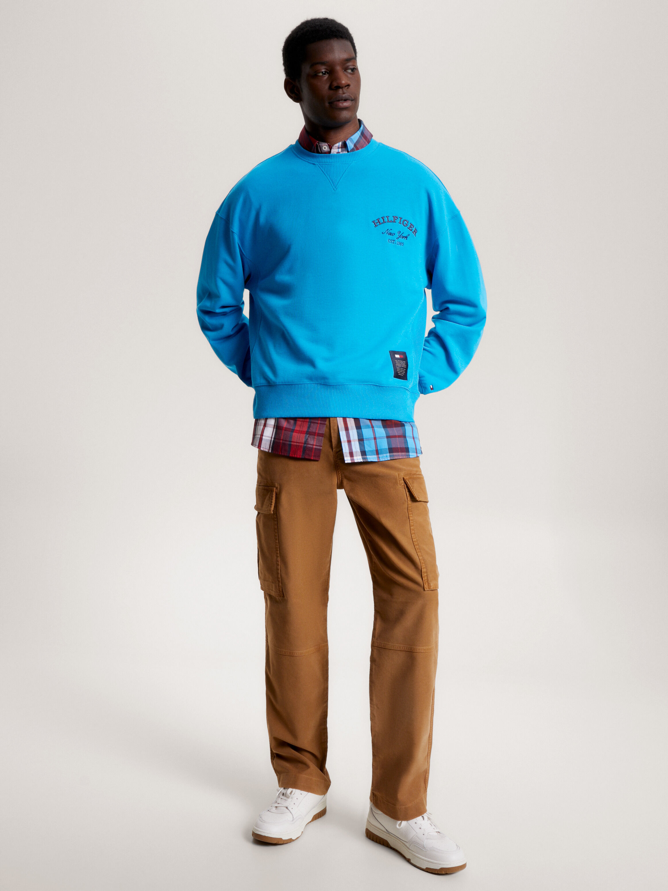 Mens tommy clearance hilfiger sweatshirt sale