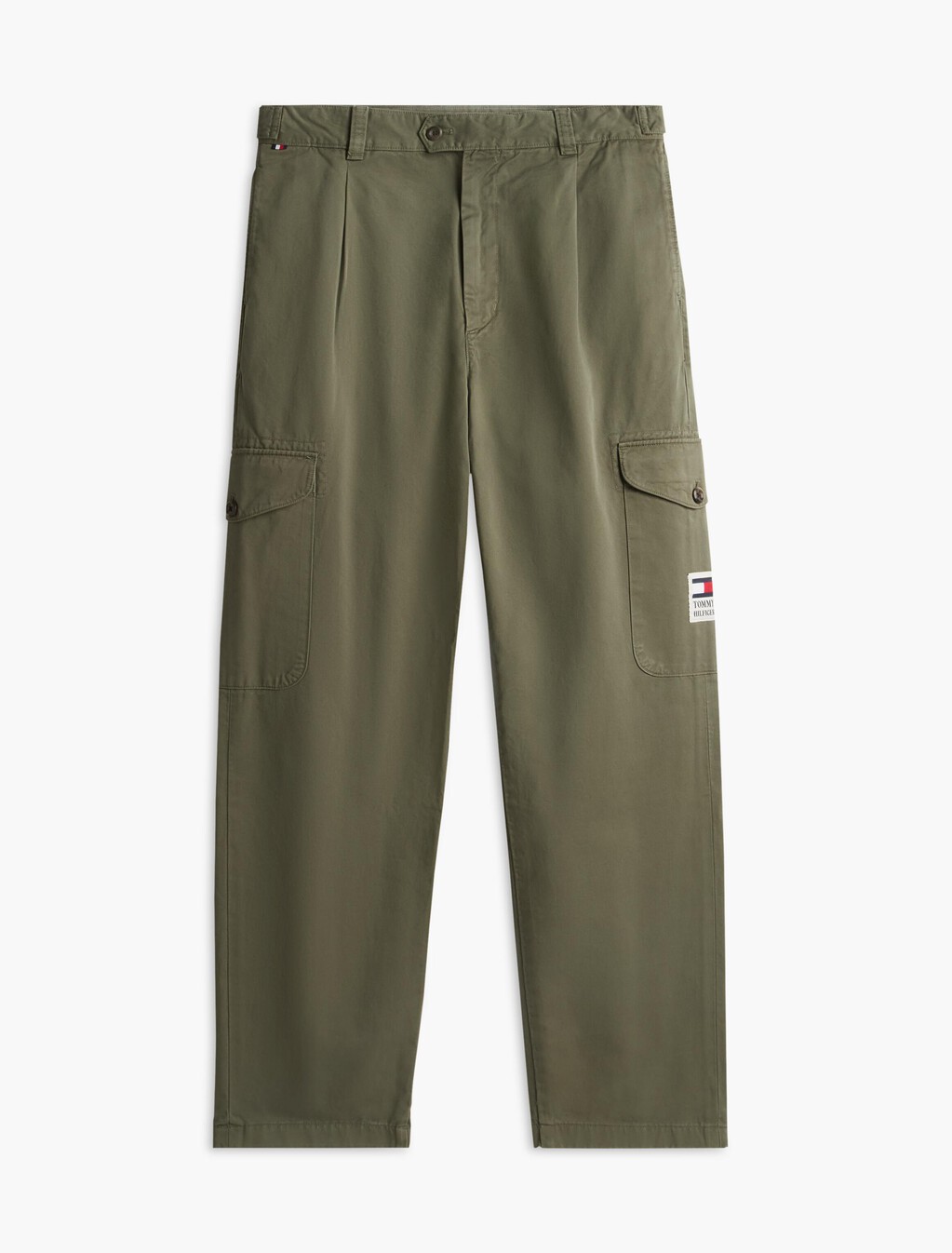 River Relaxed Straight Cargo Trousers, Ghost Fern, hi-res