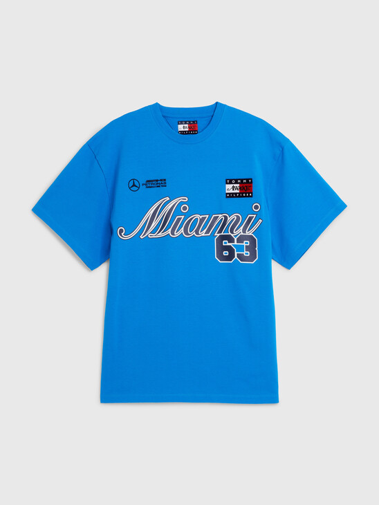 TOMMY X MERCEDES-AMG F1 X AWAKE NY BACK LOGO T-SHIRT