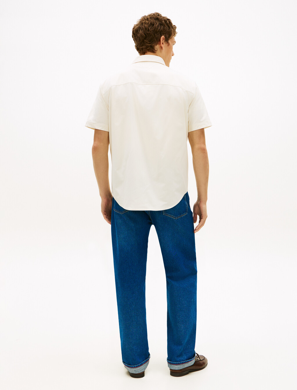 Tech Short Sleeve Shirt, Ivory Petal, hi-res