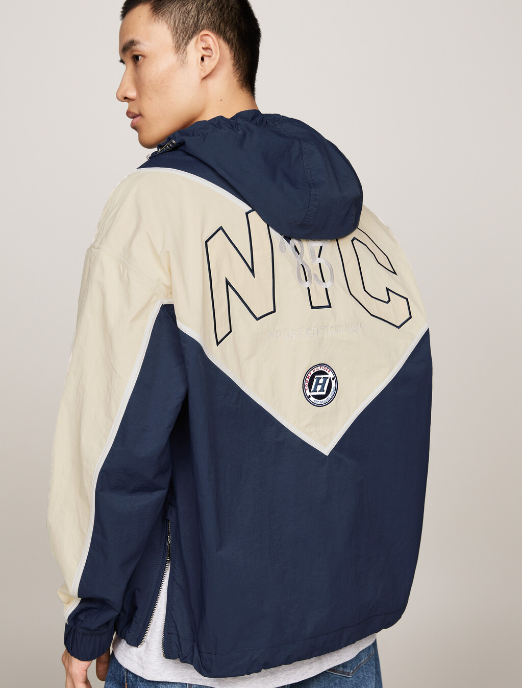 Tommy Jeans x Game Day Chicago Popover, Dark Ink, hi-res