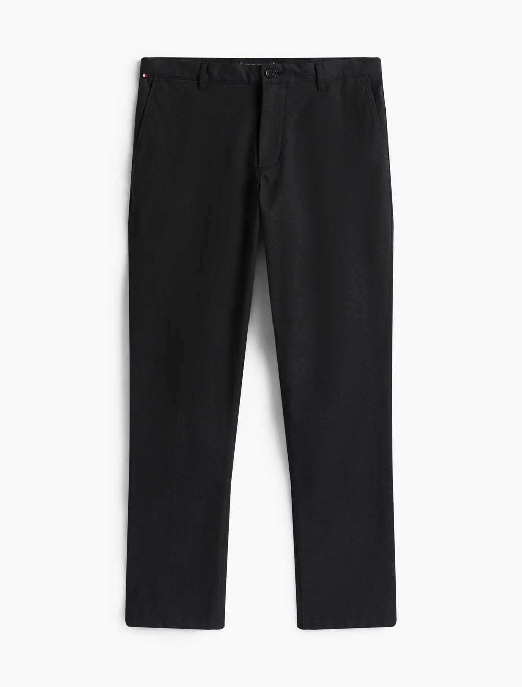 Mercerized Cotton Chino, Black, hi-res