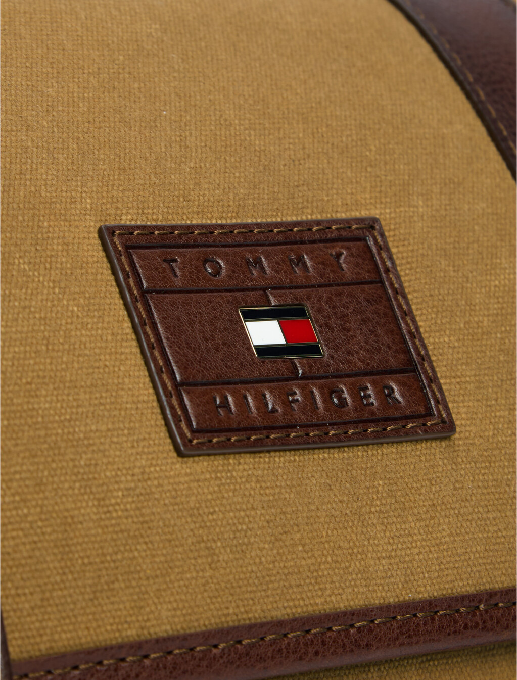 Textile Buckle Flap Crossbody Messenger Bag, Vintage Camel, hi-res