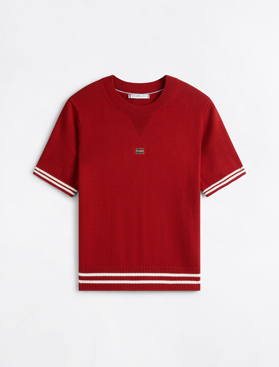 Crewneck Short Sleeve Sweater