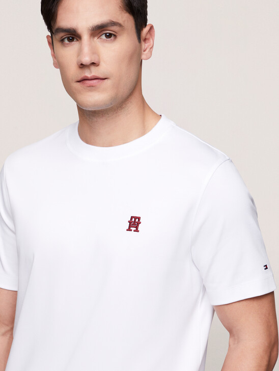 TH Monogram Interlock Cotton T-Shirt