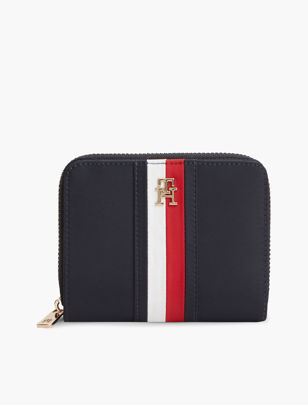 Hilfiger Icon Global Stripe Zip-Around Wallet, Space Blue, hi-res