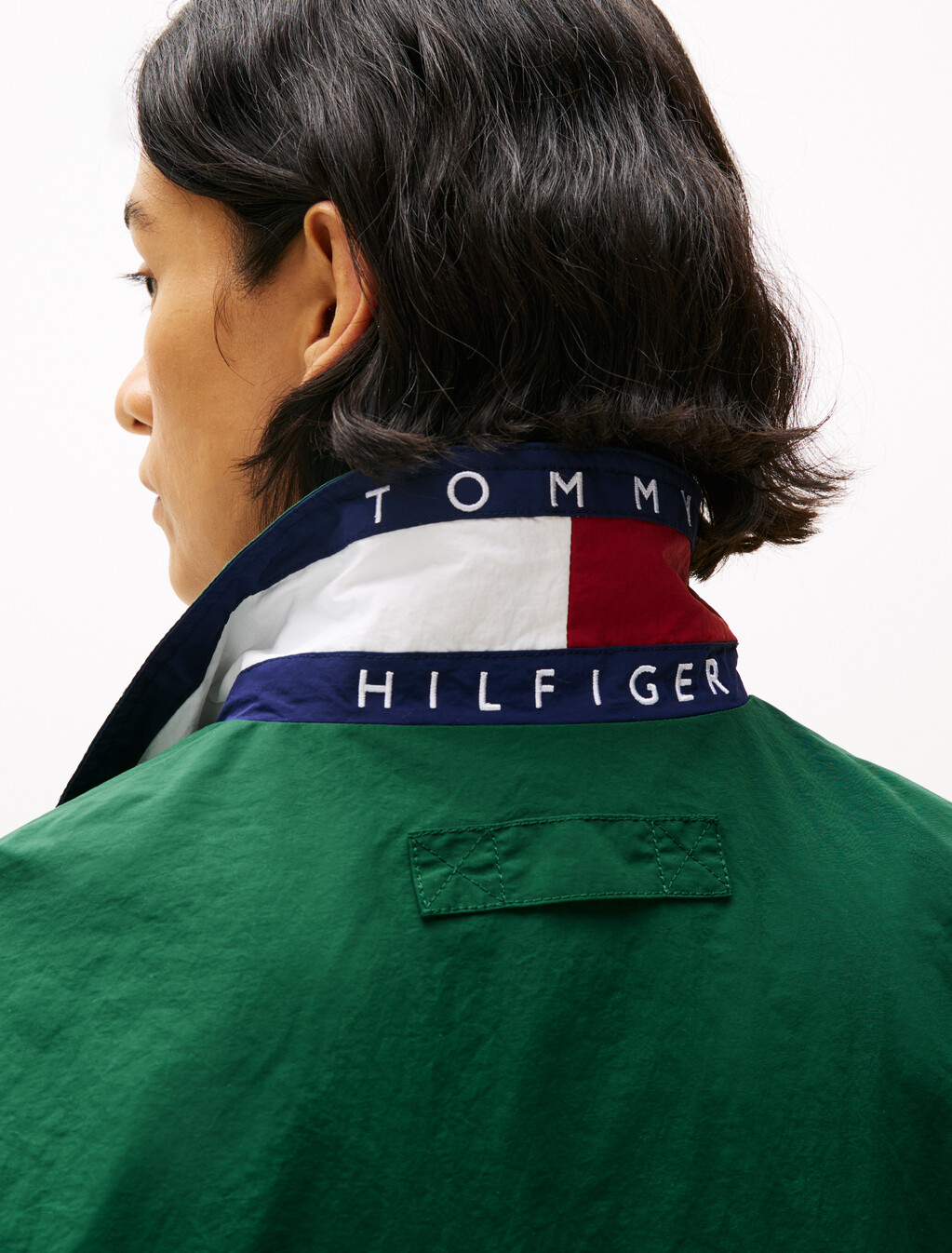 Hilfiger Sailing Signature Cropped Regatta Jacket, Ornamental Green, hi-res