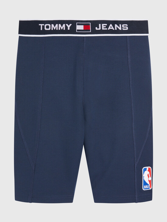 TOMMY JEANS & NBA LOGO WAISTBAND SHORTS