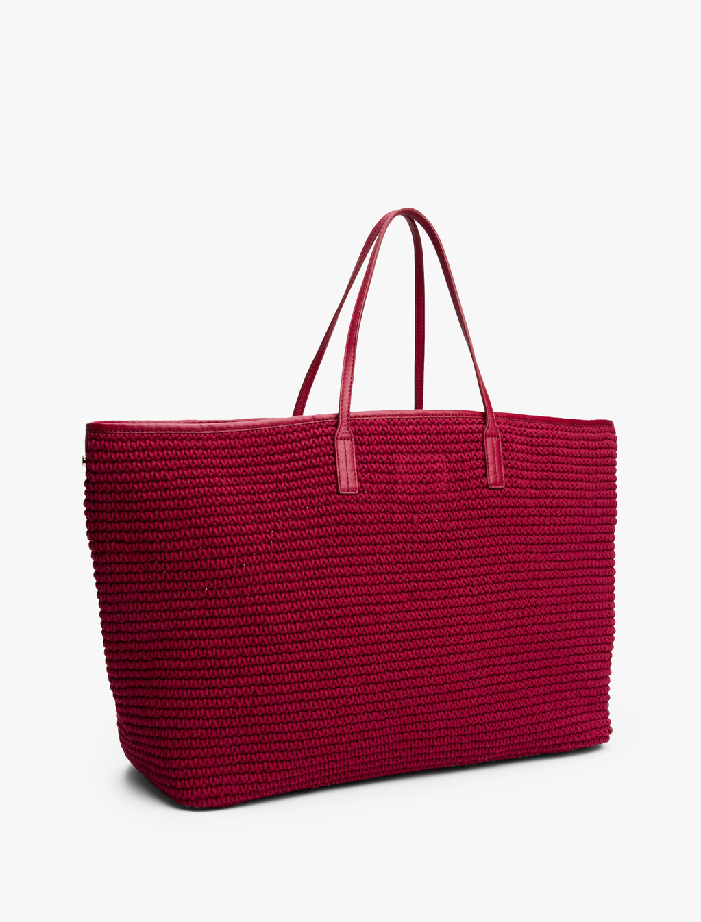 The Sofia Capsule Leather Beach Bag, Rouge, hi-res