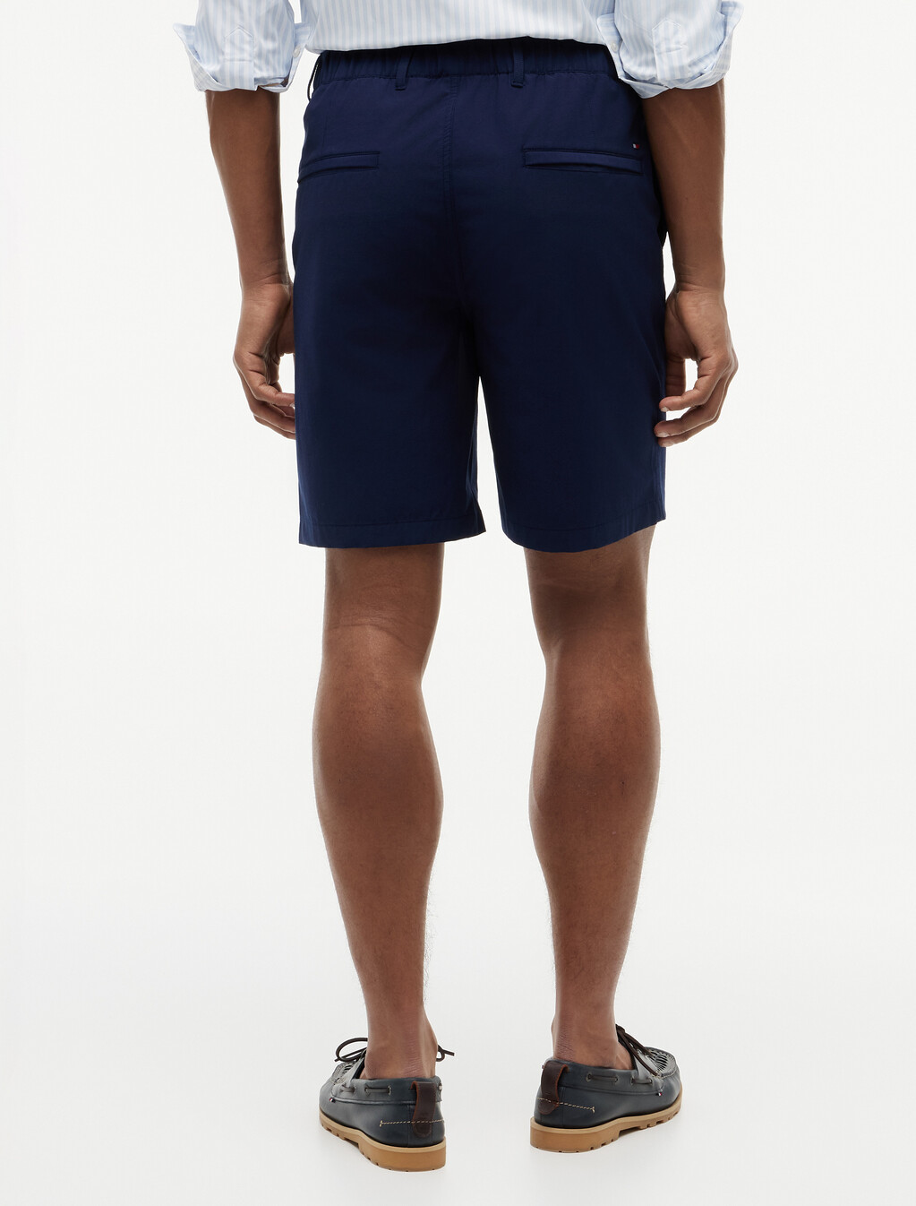 Dover Flag Embroidery 8" Inseam Chino Shorts, Carbon Navy, hi-res