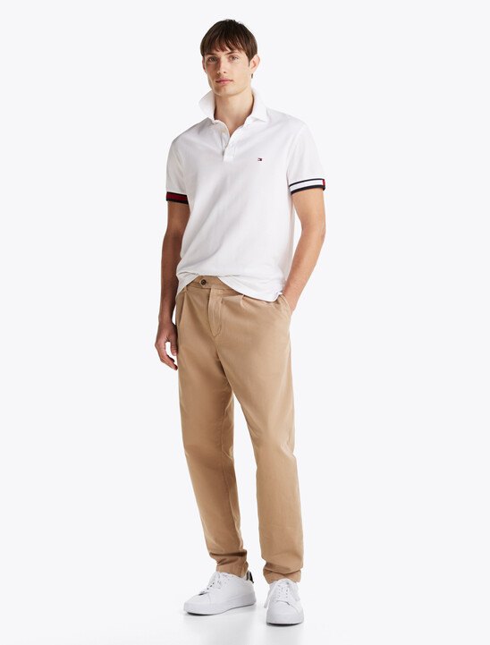 Flag Cuff Slim Polo