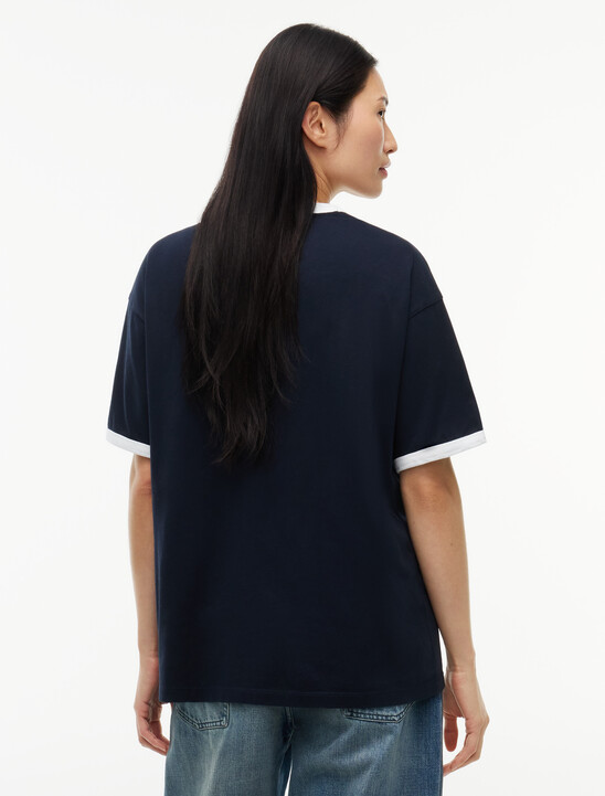 Relaxed Jersey Ringer T-Shirt