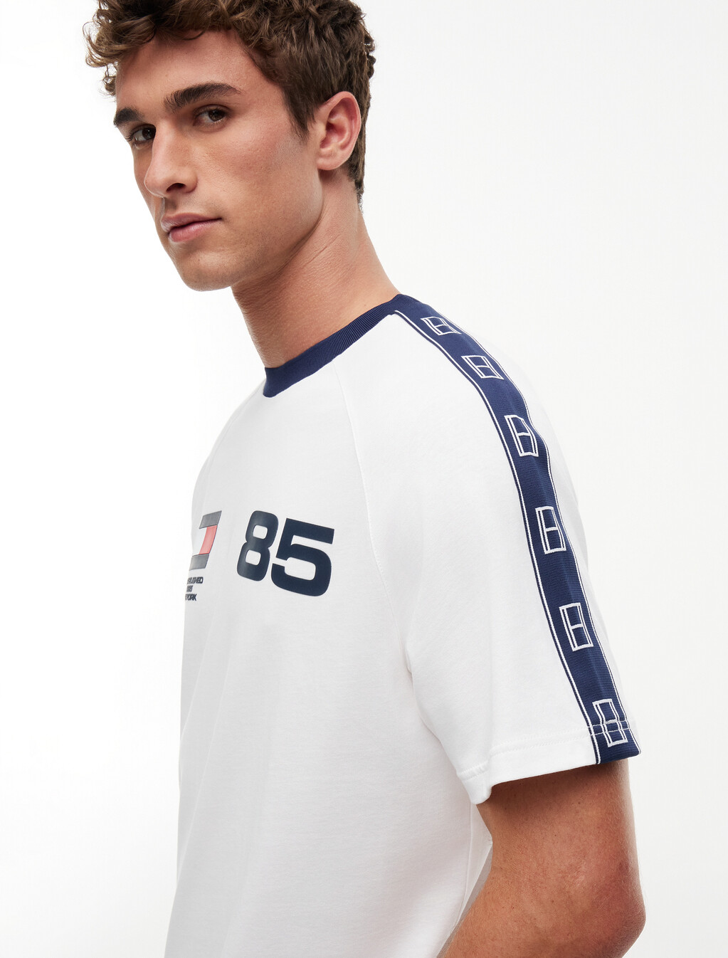 Relaxed Jersey T-Shirt, White, hi-res