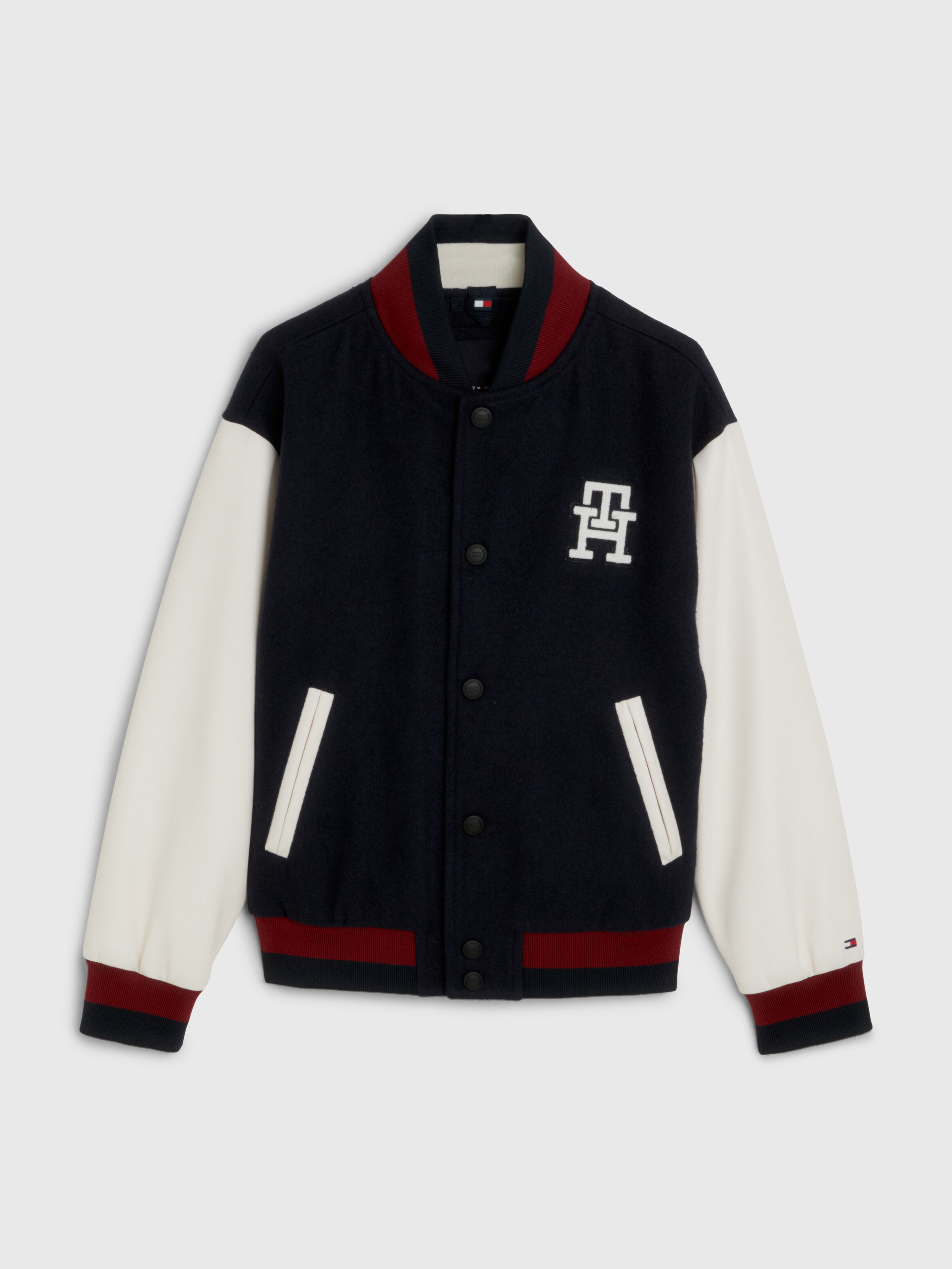 TH Monogram Varsity Bomber Jacket Tommy Hilfiger Malaysia