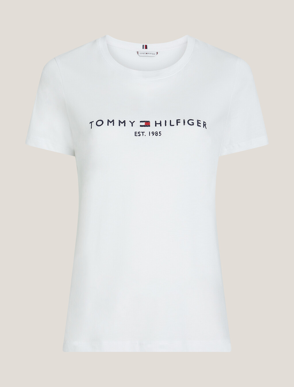 Organic Cotton Logo T-Shirt, White, hi-res