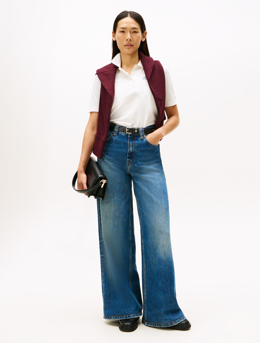 Script Logo Regular Polo, Ivory Silk, hi-res