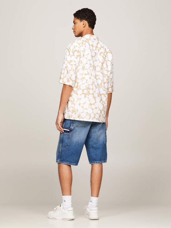 Floral Print Relaxed Short Sleeve Shirt