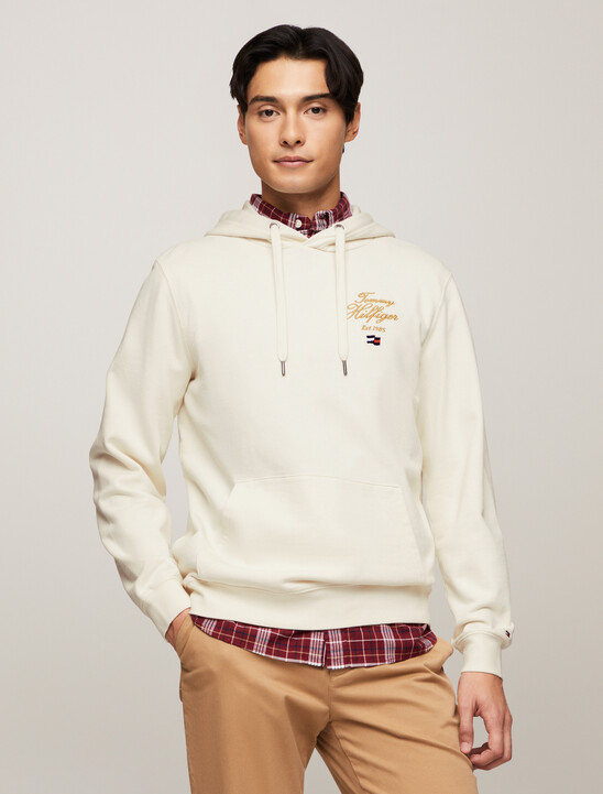 Script Logo Embroidery Hoodie