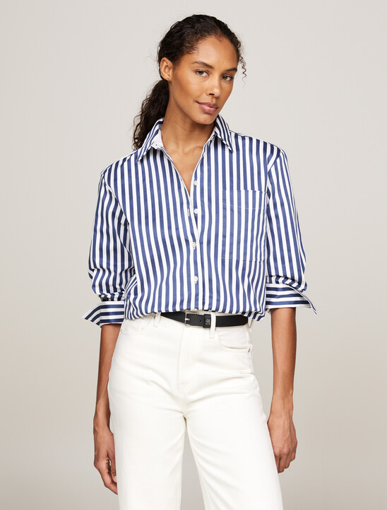 Banker Stripe Easy Fit Shirt