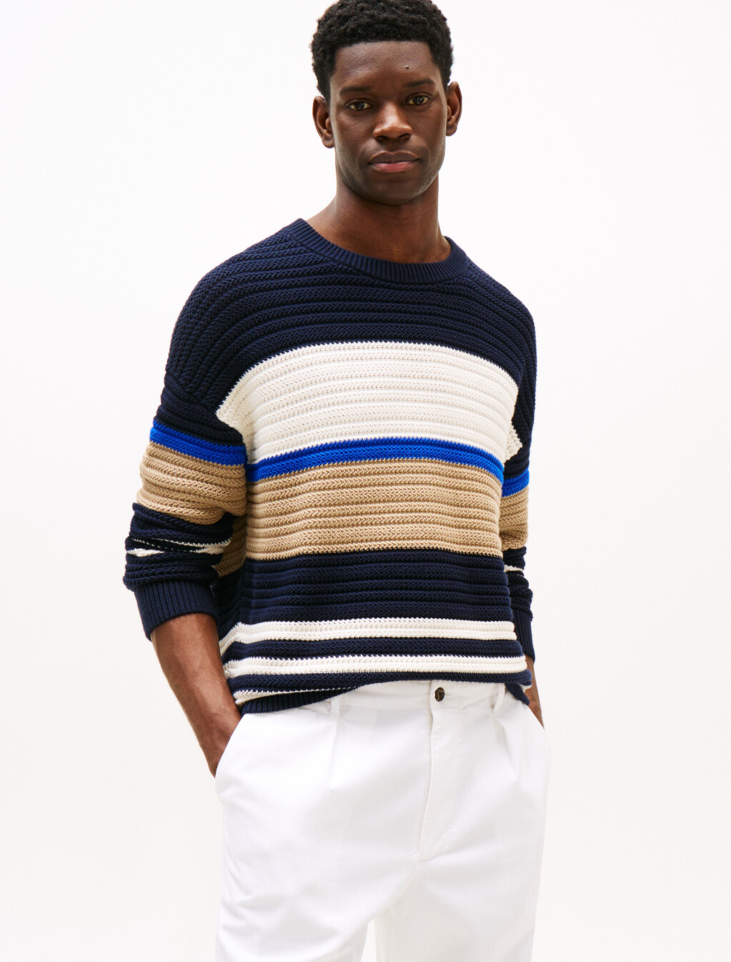 Color Block Sweater, Desert Sky / Multi, hi-res