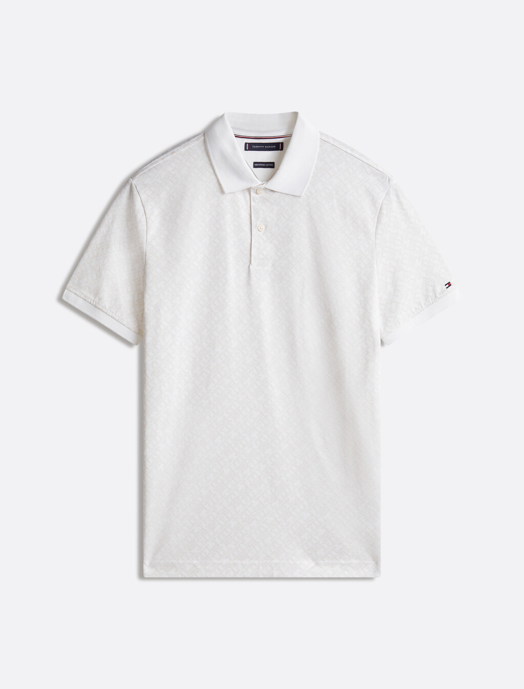 Monogram Regular Polo, Aop White, hi-res