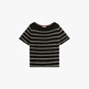 Black Stripe/Ecru