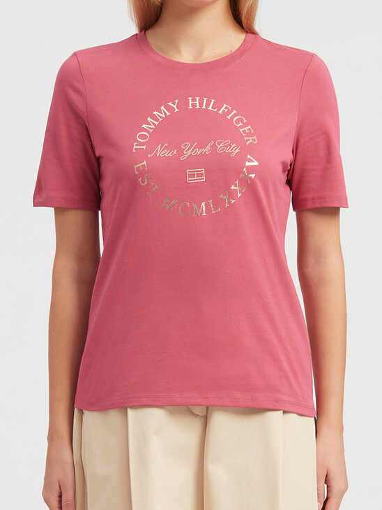 METALLIC LOGO T-SHIRT