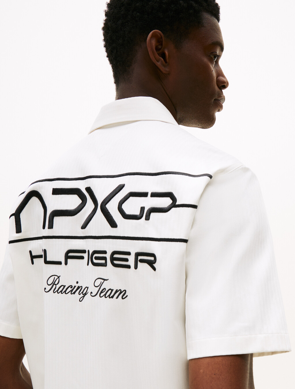 The APXGP Collection Boxy Short Sleeve Shirt, Ivory, hi-res