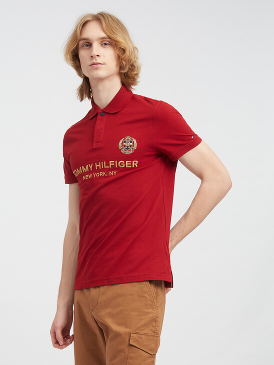 ICONS CREST SLIM FIT POLO