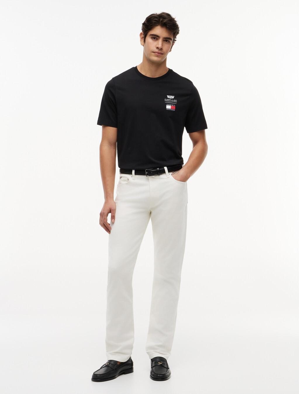 TH x Cadillac Formula 1&reg; Team Logo T-Shirt, Black, hi-res