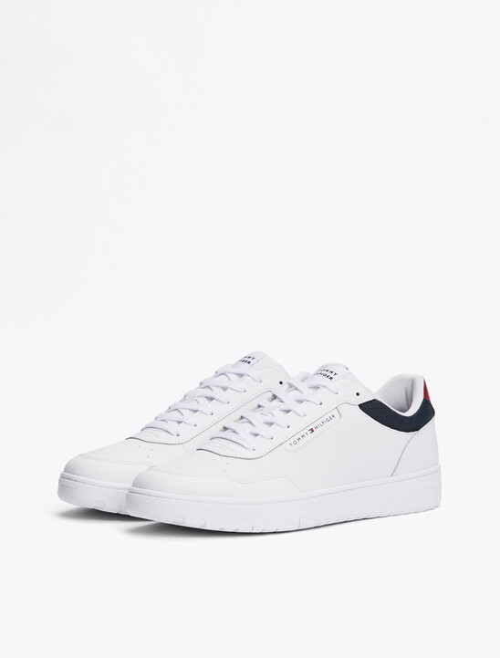 Mixed Texture Basketball Trainers
